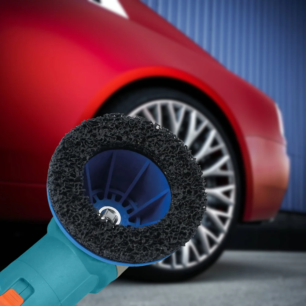 محور عجلات فرشاة محور عجلات طاحونة إعادة تسطيح مجموعة التنظيف 1/2 ''محور الفرامل تنظيف أقراص 150 مللي متر ل اللاسلكي/مثقاب الهواء #4