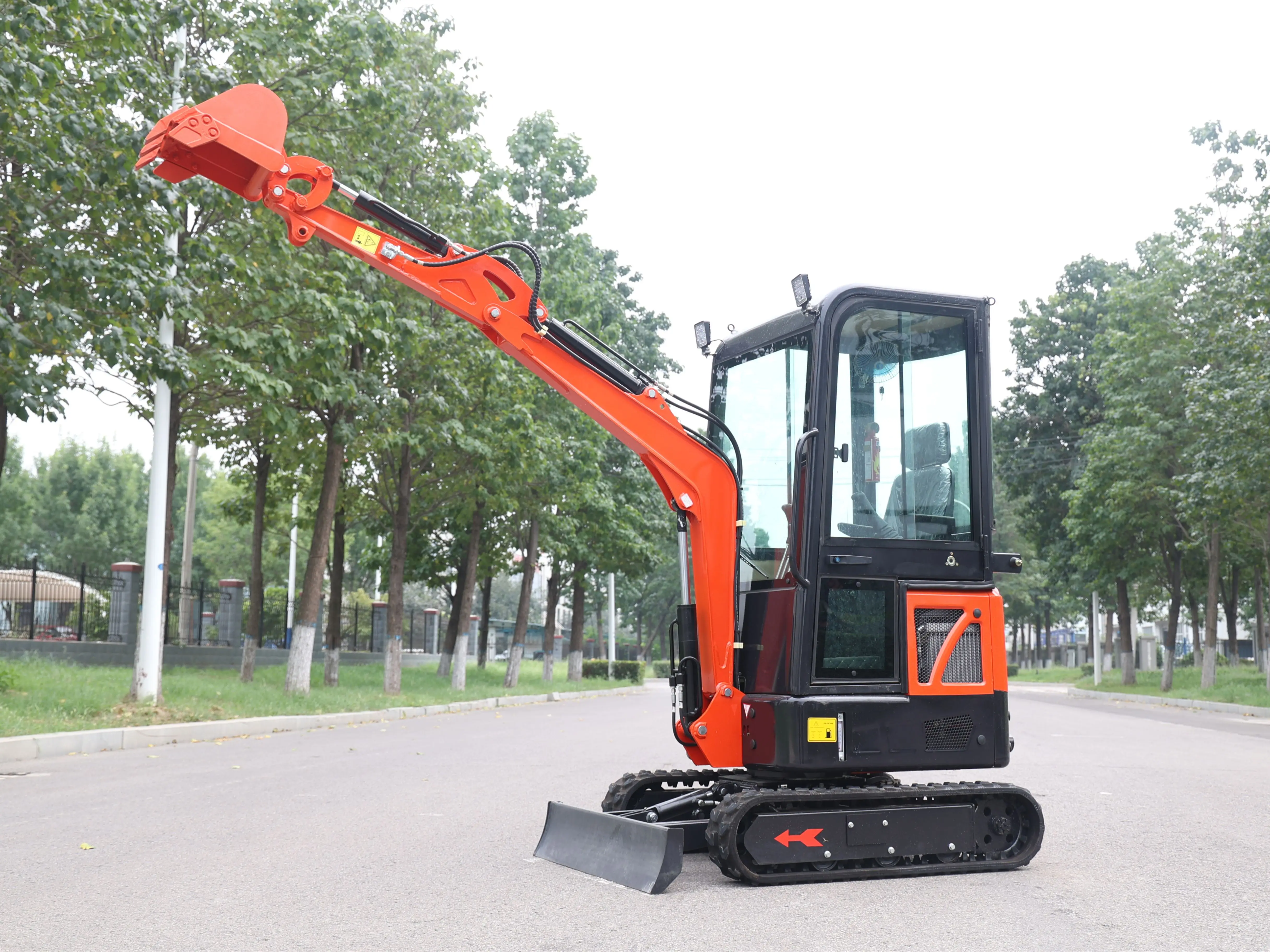 1.7 Ton Mini Excavator Customize Factory Factory Price Mini Digger  Free shipping Kubota Engine  Excavator Crawler Excavator