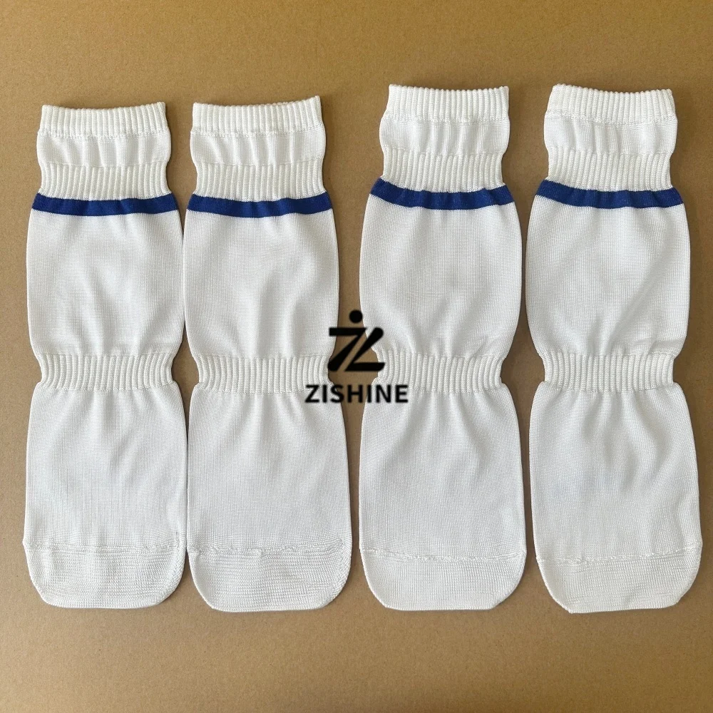 Prosthetic Carbon Foot Protective Sock 38cm Anti-Friction Squeak Noise Reducer Sock White Black 2pcs 4pcs Set