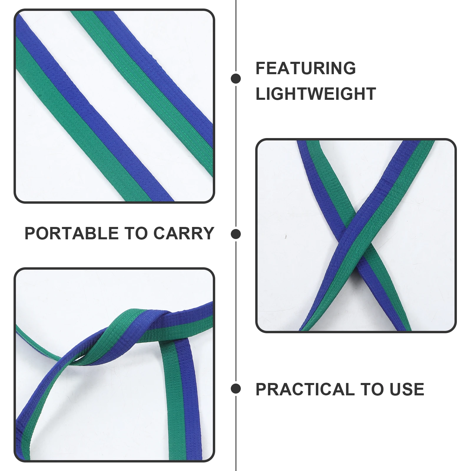 

Taekwondo Belt for Men Karate Uniform Accessories Soft Cotton Polyester Martial Art Belt Youth Adult Training Lightweight