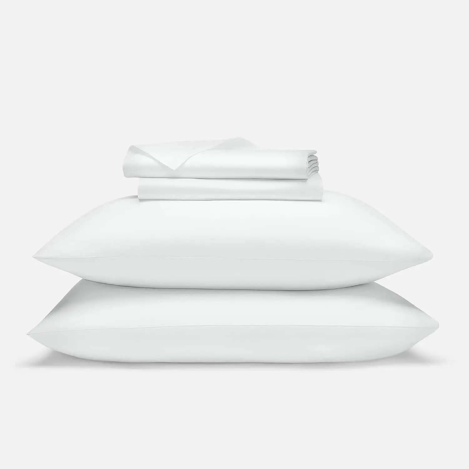 Luxe Sateen Sheet Set Hotel-Quality Luxury - Queen, White