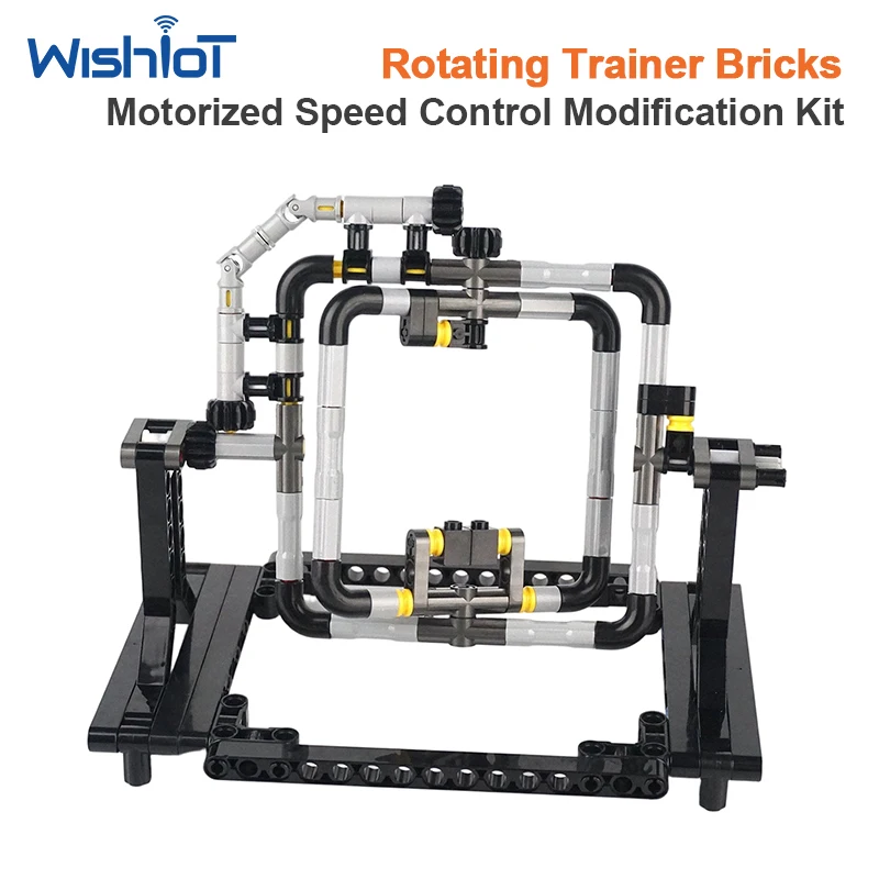MOC Power Functions Rotary Trainer Mechanical Technical Speed Adjustable Remote Control Electric Motor Assembly Piece