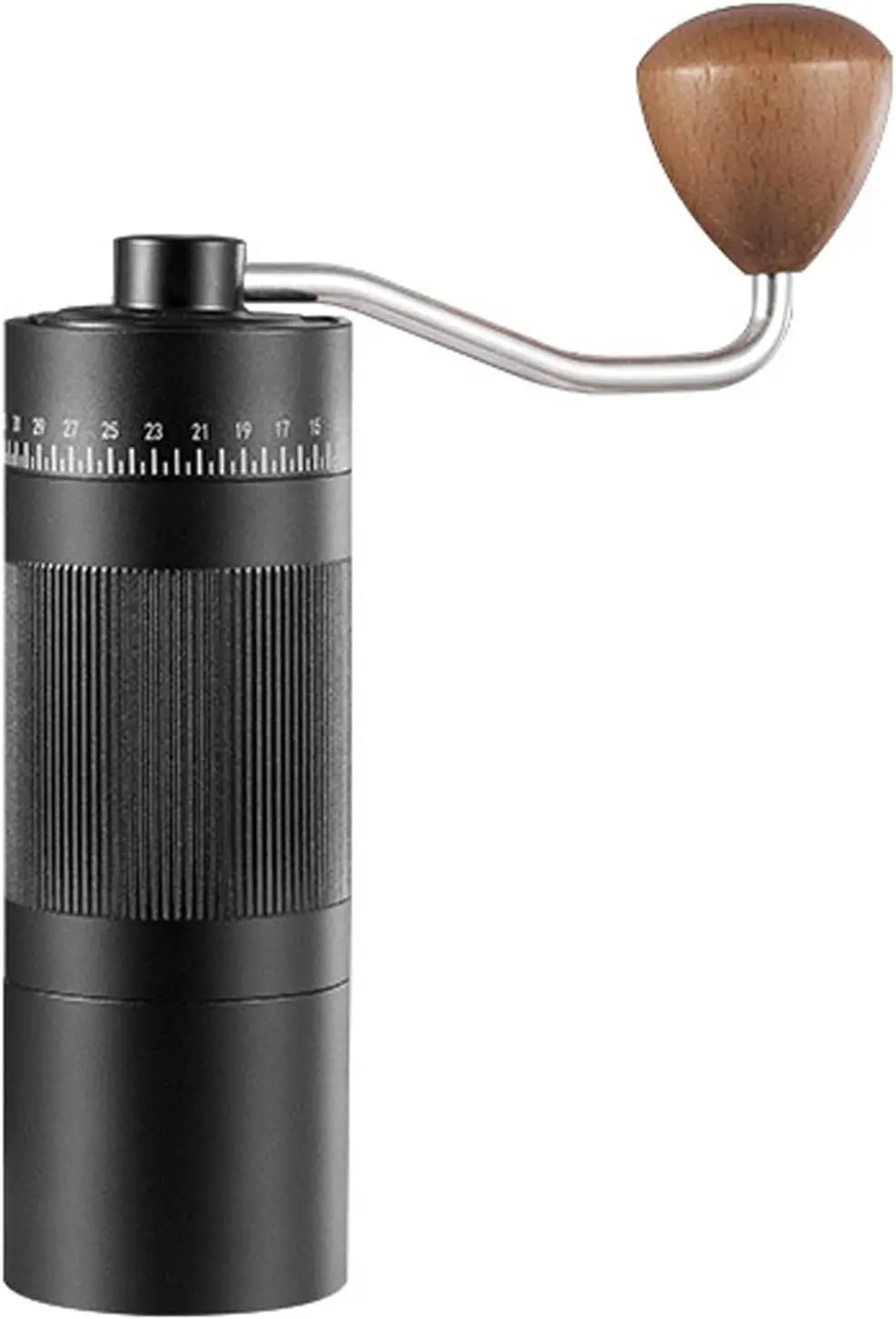 Manual Coffee Bean Grinder, Portable Hand Coffee Bean Mill with 22g Capacity 55 Adjustable Settings, Conical Burr Coffee Grinder