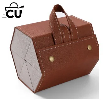 6-Slot Travel Foldable Sunglasses Foldable Glasses Storage Box Glasses Box Combination Box