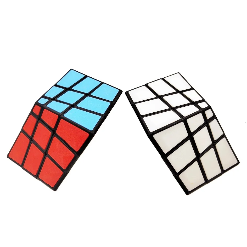 Zepuzzles スクイーズ 3x3 ホワイトタイル付きマジックキューブ スクイーズ 3x3 6 色タイル付きスピードキューブプロフェッショナルパズルおもちゃキッズギフト