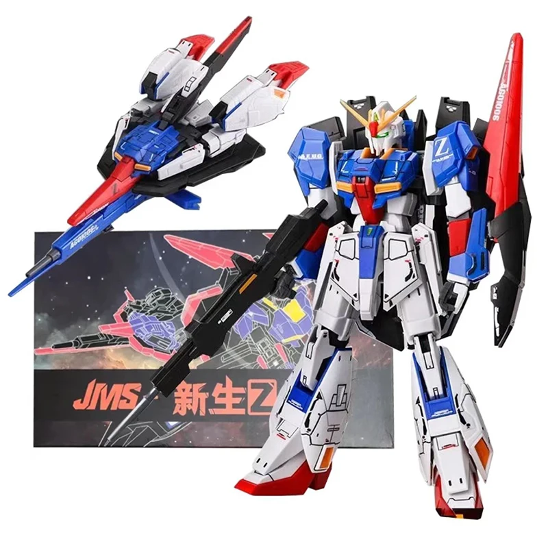 Modelo Jms Hg 1/144 Msz-006 Zeta, Modelo de Ensamblaje con Articulaciones Móviles, Figura de Acción de Robot de Alta Calidad, Juguete Coleccionable para Niños