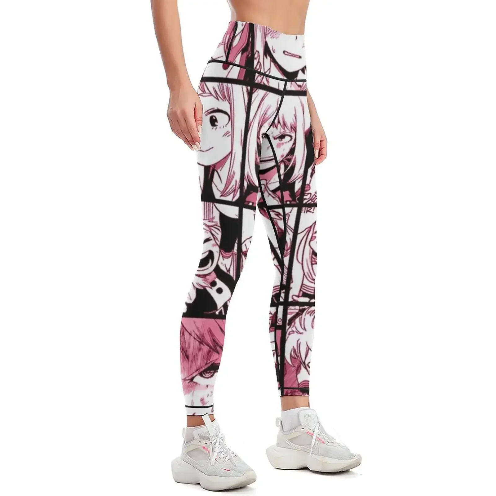 Uraraka Ochako Collage color version Leggings for girls sports for push up Women sports Leginsy push up Womens Leggings