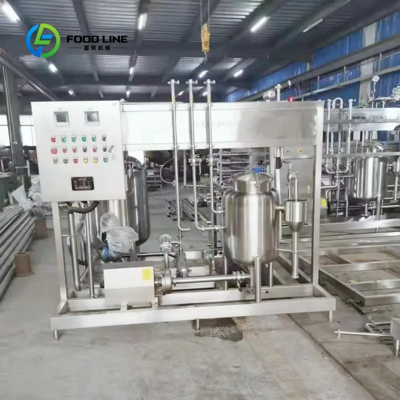 Customized Electric Heating Semi Automatic Milk Plate Sterilization Machine Flash Pasteurizer for Milk Beverage Production Line