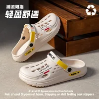 Summer Clogs Sandals Men Clogs EVA Slippers Soft Sole Breathable Beach Slippers Men Home Slippers Outdoor Antiskid Slippers