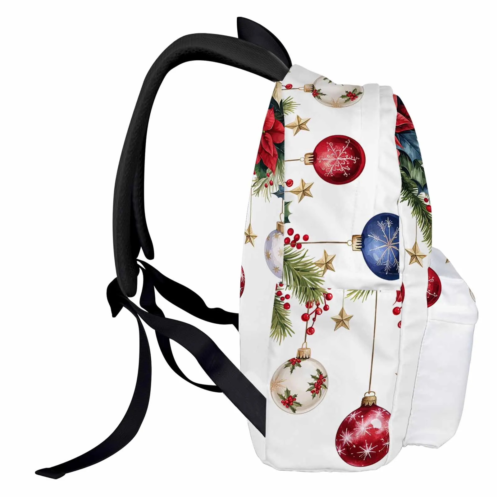 

First Grade Redwood Leaves Berries Backpack Teenagers Student School Bags Laptop Custom Backpack for Men Women Travel Bag