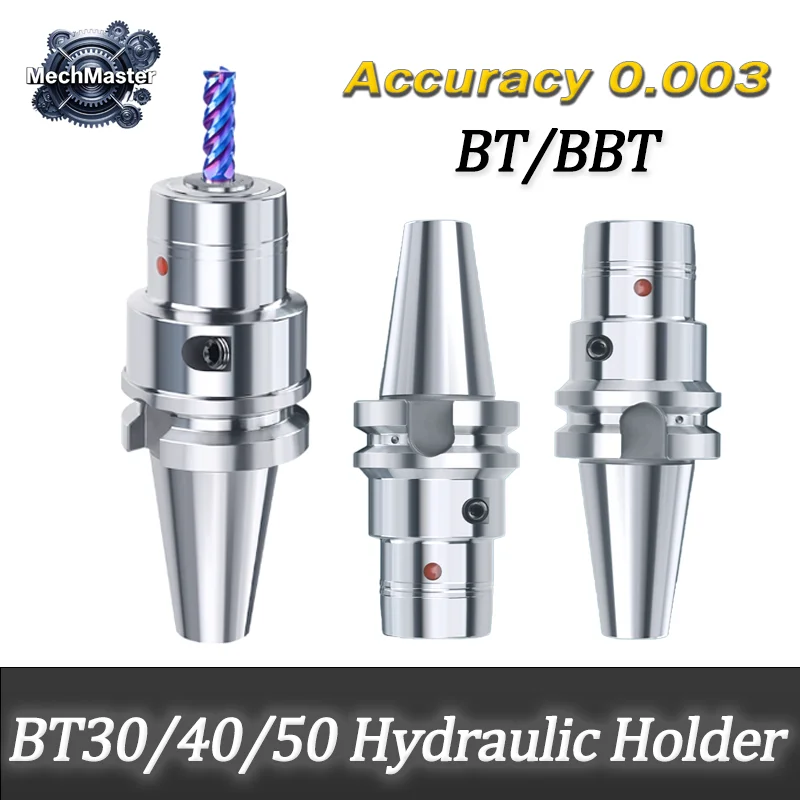 BT30 BT40 BT50 PHC20 PHC32 Hydraulic Tool Holder High-Precision Machining Center Hydraulic Shock Resistance Extends Tool Life