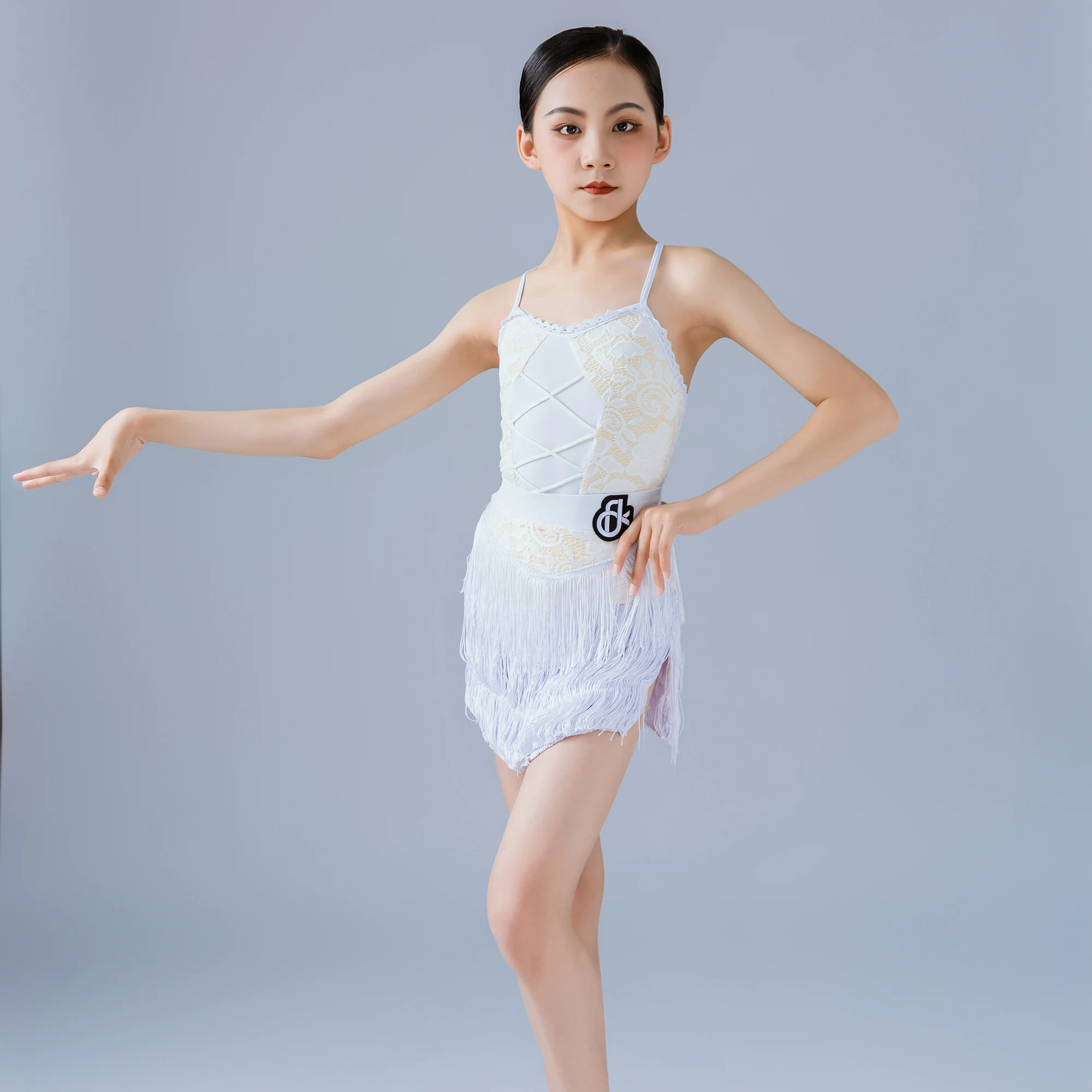 사용자 정의 여성 성인 어린이 소녀 라틴 댄스 연습 의상 성능 정장 프린지 드레스 볼룸 드레스 표준