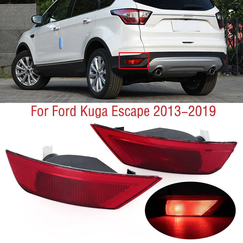 

Для Ford Kuga Escape 2013 2014 2015 2016 2017 2018 2019 Автомобильный задний бампер задний тормоз лампа отражателя обогрева