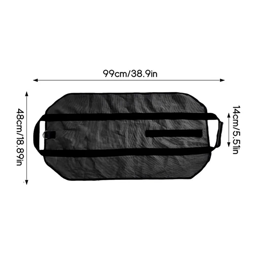 حقيبة تخزين من الخشب الحطب ذات سعة كبيرة مع مقابض، حامل سجل محمول مقاوم للتمزق للأماكن الخارجية والداخلية