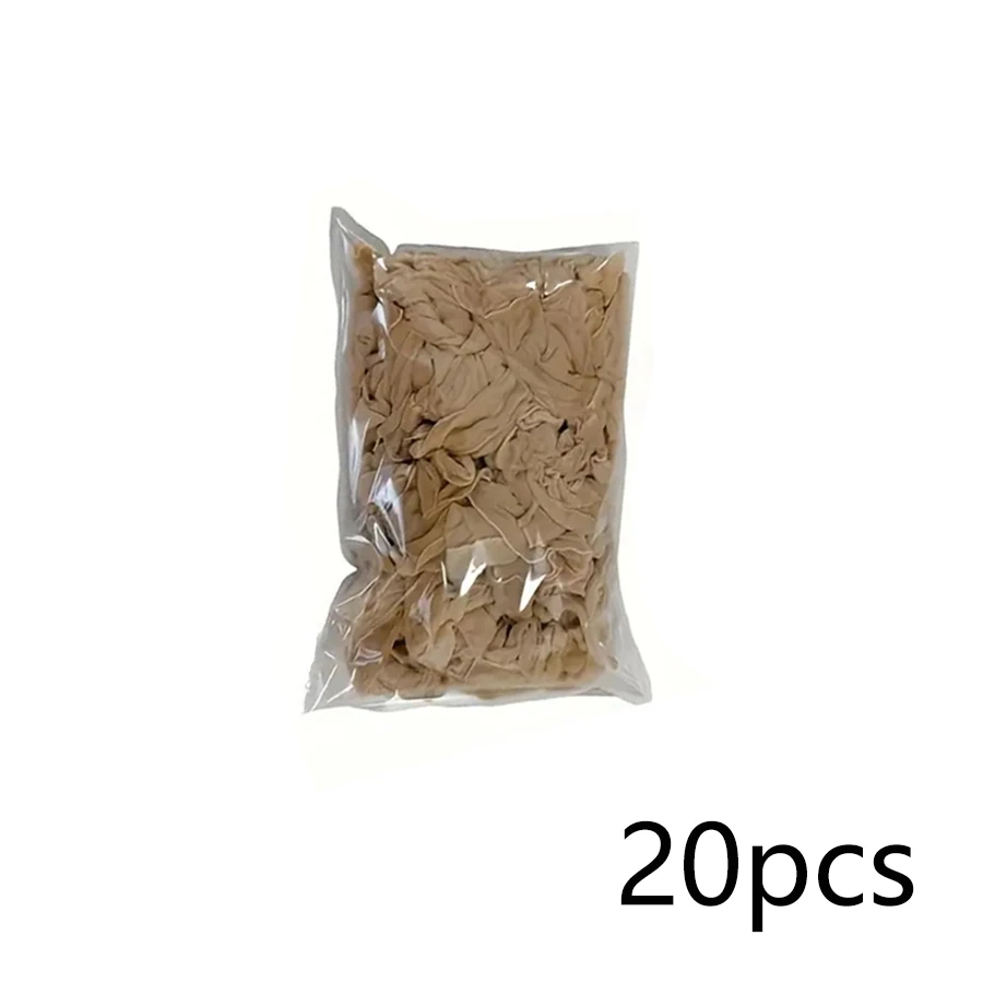 100 stuks HD pruik caps hoge kwaliteit transparant HD haarnetjes weven nylon rekbare kant voor pruik cap voor vrouwen mannen lichtbruin - afbeelding 1