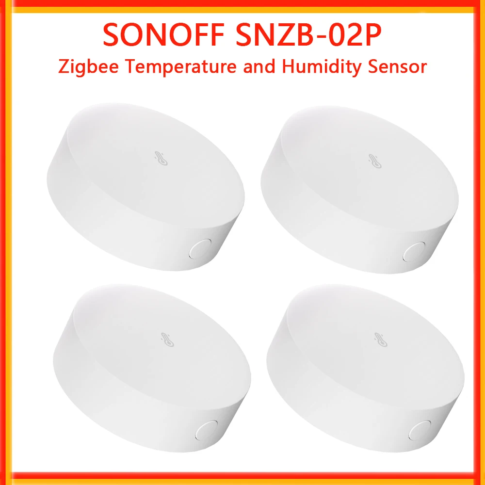 SONOFF SNZB-02P Zigbee Temperature And Humidity Sensor Smart Home Module Zigbee 3.0 High Accuracy Environment Sensor eWelink APP