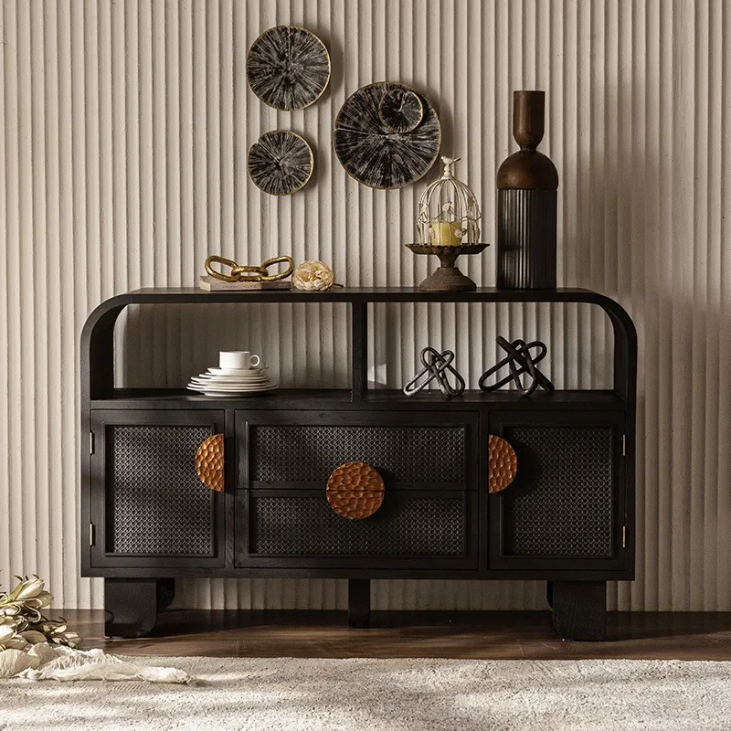 Średniowieczna szafka z litego drewna na werandę, przedpokój w pensjonacie, szafka boczna do jadalni, mała szafka do przechowywania w mieszkaniu.