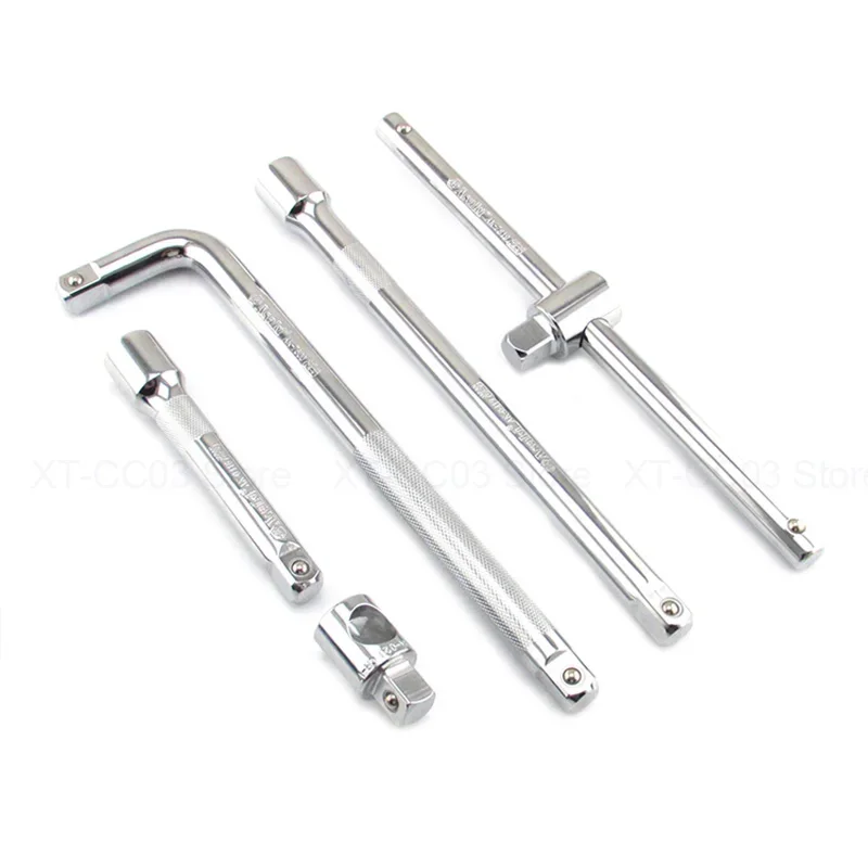 1Pcs CR-V Bi-Directional Adjustable Small Conversion Rod High Torque 1/4