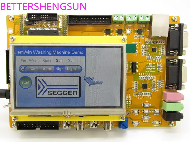 

HY-LPC4088 development board CortexM4, equipped with 4.3 inch LCD screen module