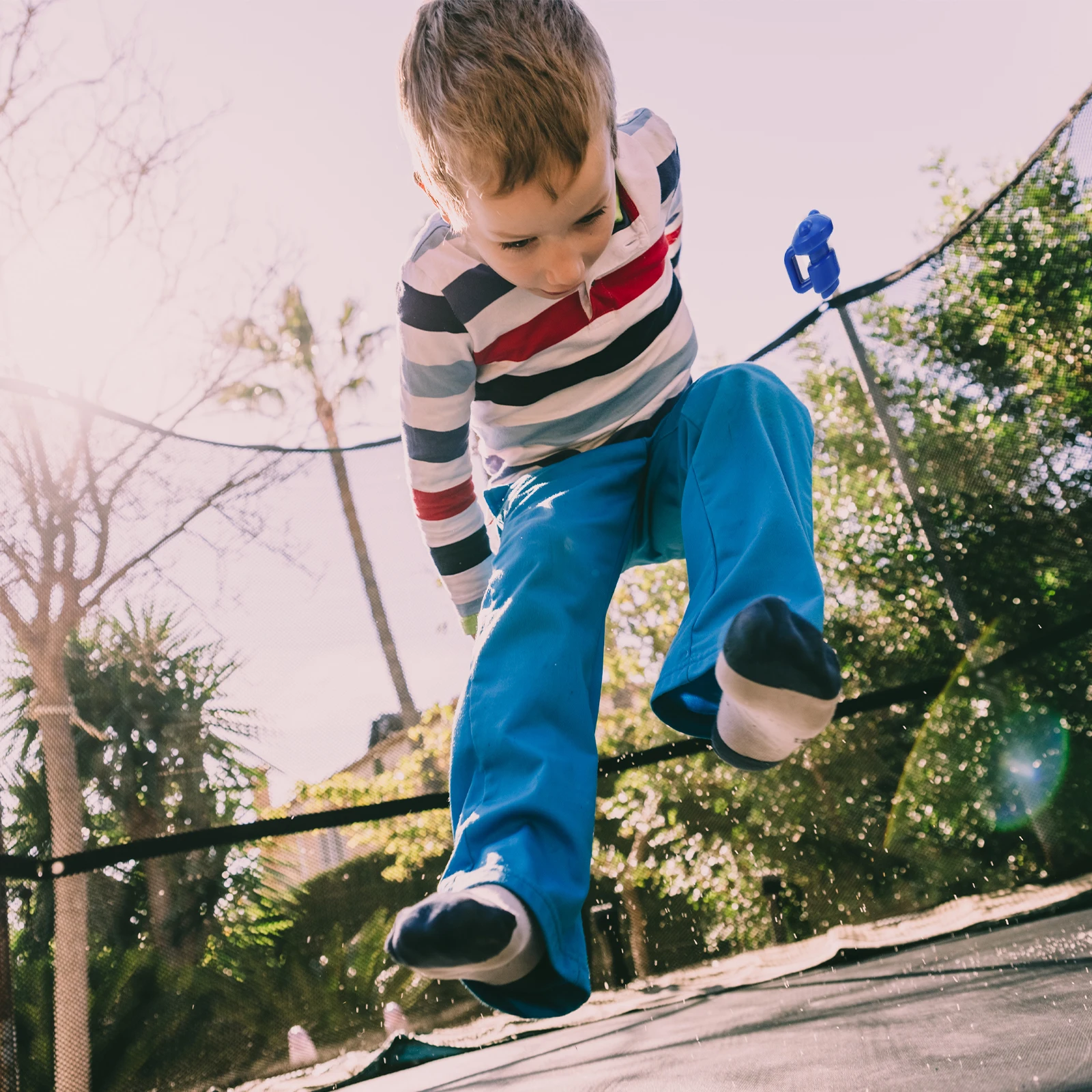 

4Pcs Enclosure Pole Caps Premium Plastic Trampoline Tube Lid for Reliable Connection and Long-Term Durability Trampoline Supply