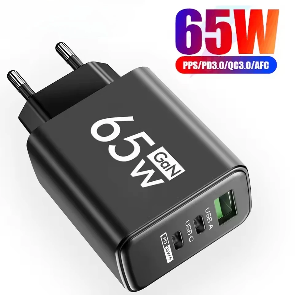 3 Ports 65W Usb Gan…