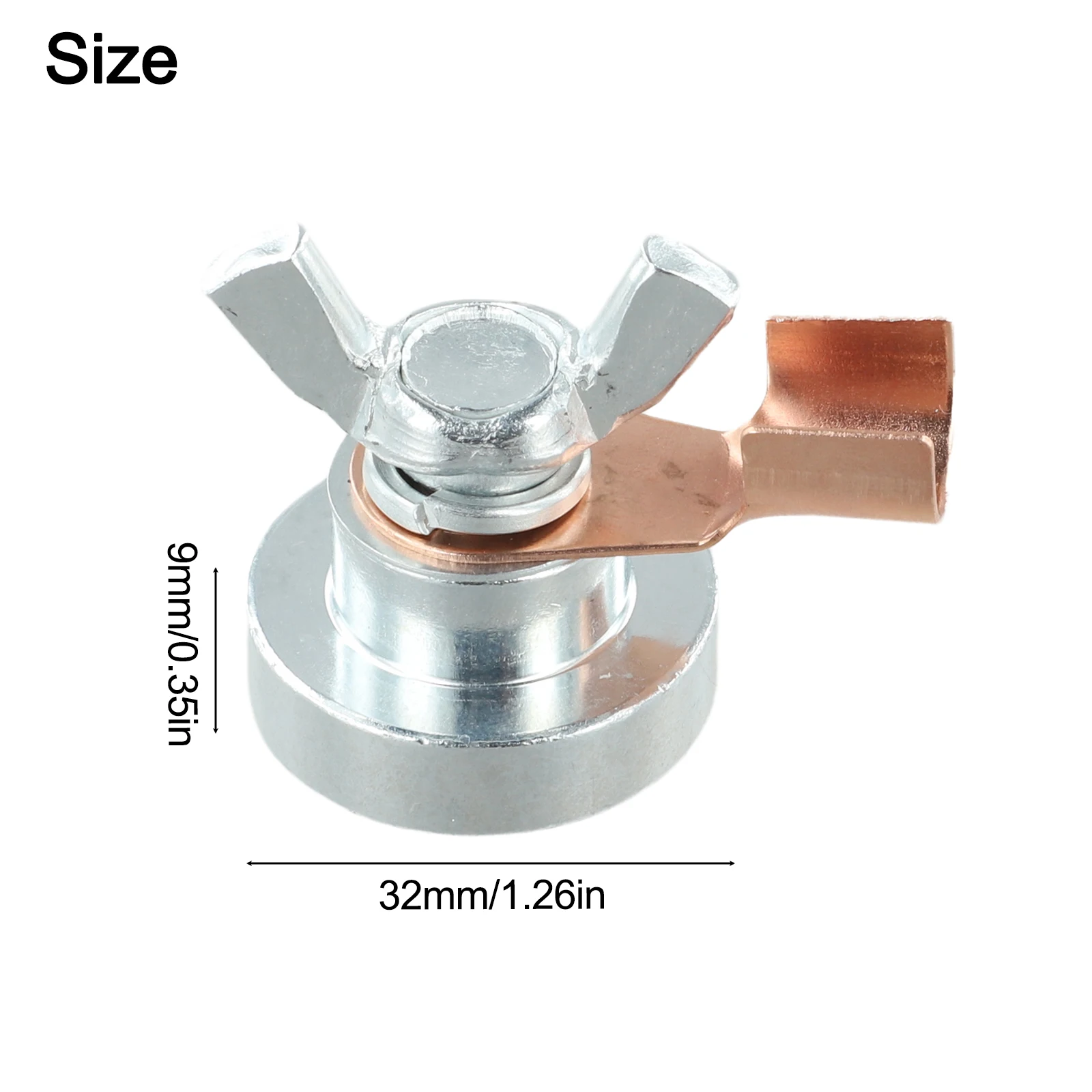 1/2 Pcs Magnetic Welding Ground Clamp Magnetic Welding Support Ground Clamp Tool Support For Electric Welding Ground