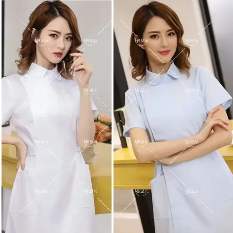 

New Anti-wrinkle Cotton Scrub Overalls Beauty Salon Care Uniform Laboratory Pet Shop Scrub Overalls Overalls Spa Uniform