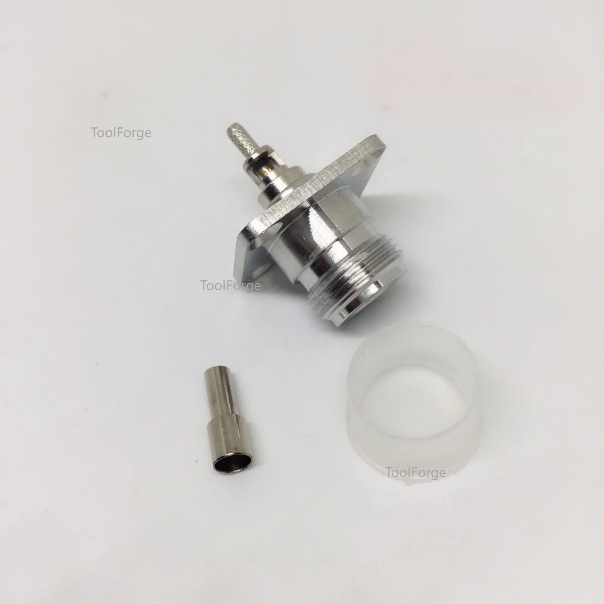 20pcs N Jack Female 4-hole panel mount Crimp for RG316 RG174 LMR100 Cable