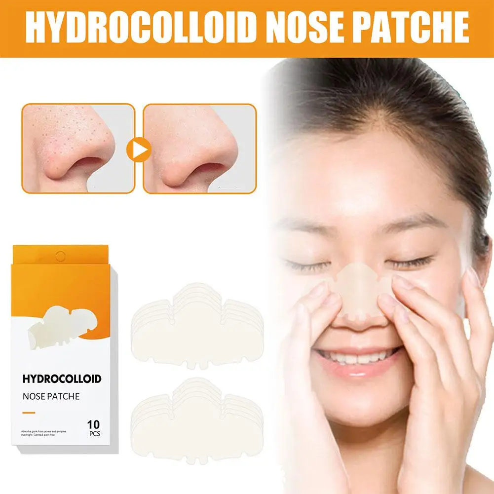 Hydrocolloid Nose Patches Absorbing Cover Hydrocolloid Patches For Nose Blackheads Pimples Removal Pores G7t6