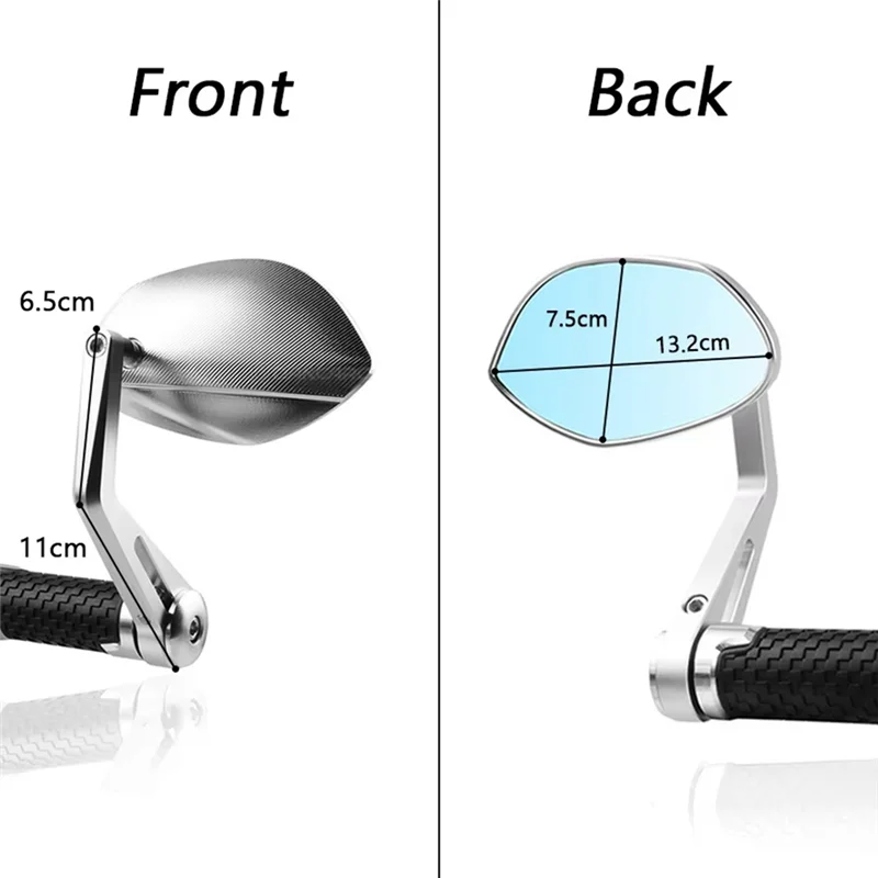 

A30P-For Vespa Sprint 150 S150 GTS300 GTV RA Motorcycle Handlebar Mirrors Rear View Mirror