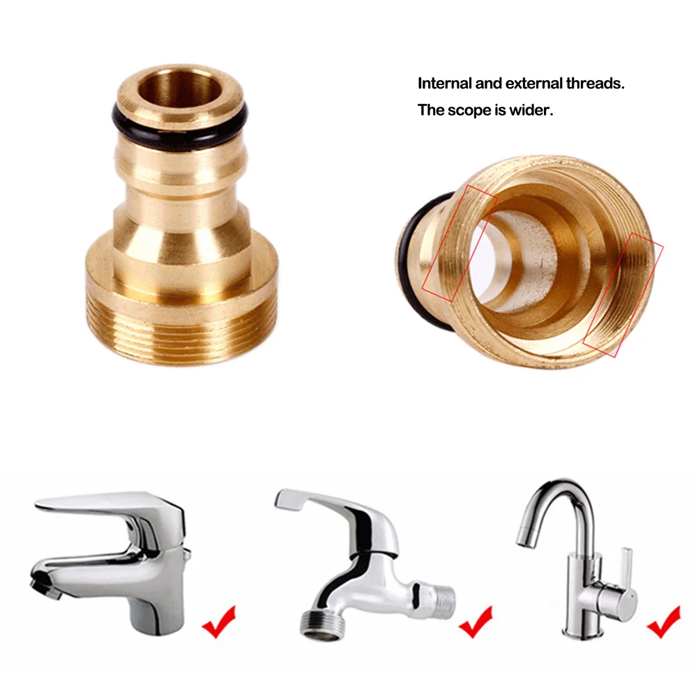 Kitchen Faucet Adapter Universal Tap 23 Mm Kitchen Adapters Faucet Tap Connector Mixer Hose Garden Watering Fittings Pipe Joiner