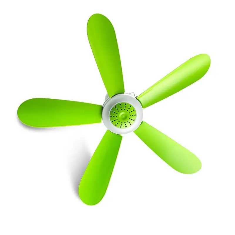 Quạt trần nhỏ 220V 7W 5 Flalabellum 16,5 inch Quạt phòng ngủ lặng Dropship