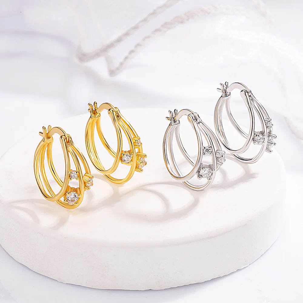 

Серьги из стерлингового серебра 925 пробы с геометрическими линиями, полые женские модные простые серьги на день рождения, свадьбу, годовщину, ювелирные изделия, подарок