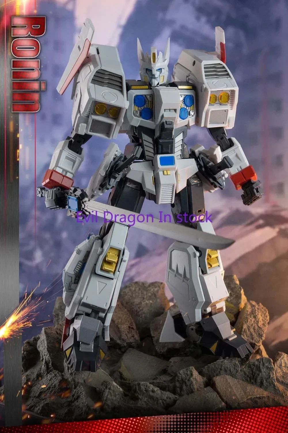 In Stock Transformation Toy Wonderful Trans Drift WT01 WT-01 Ronin White Drift Action Figure Toy Collection Gift