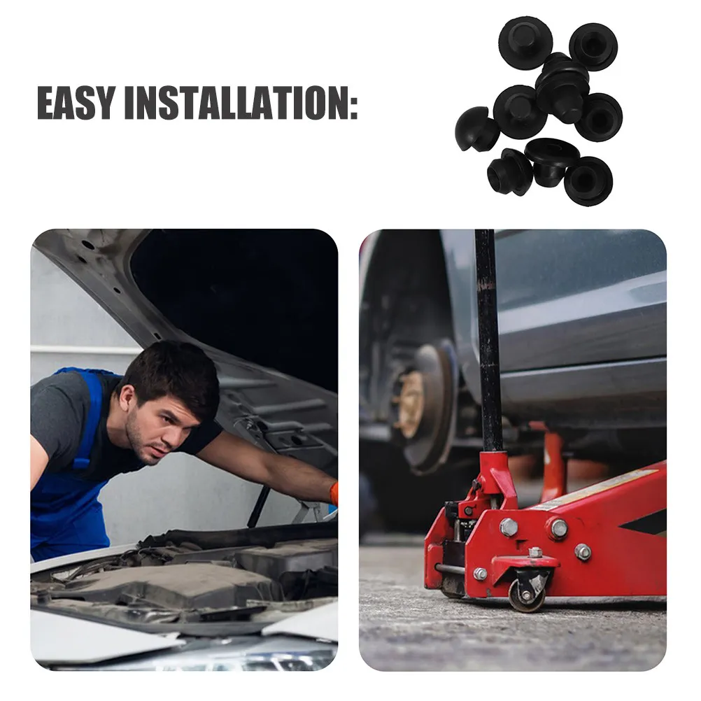 20Pcs Hydraulic Jack Oil Plugs Rubber Filler Bung Easy Install for Floor Bottle Jack Oil Reservoir Repair Parts