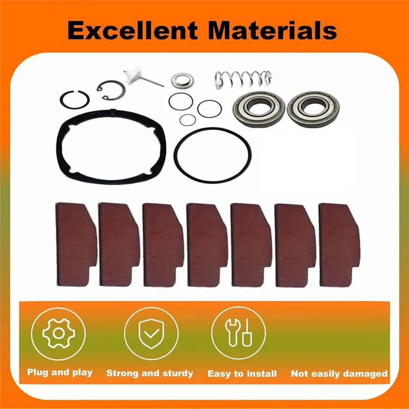 ABJI-For Ingersoll-Rand 2135 Series, 2135QTIMAX 2135Ti 2135QTI 2350XP 1/2-Inch Impact Wrench Rebuild Kit- 2135-TK2 Tune-Up Kit