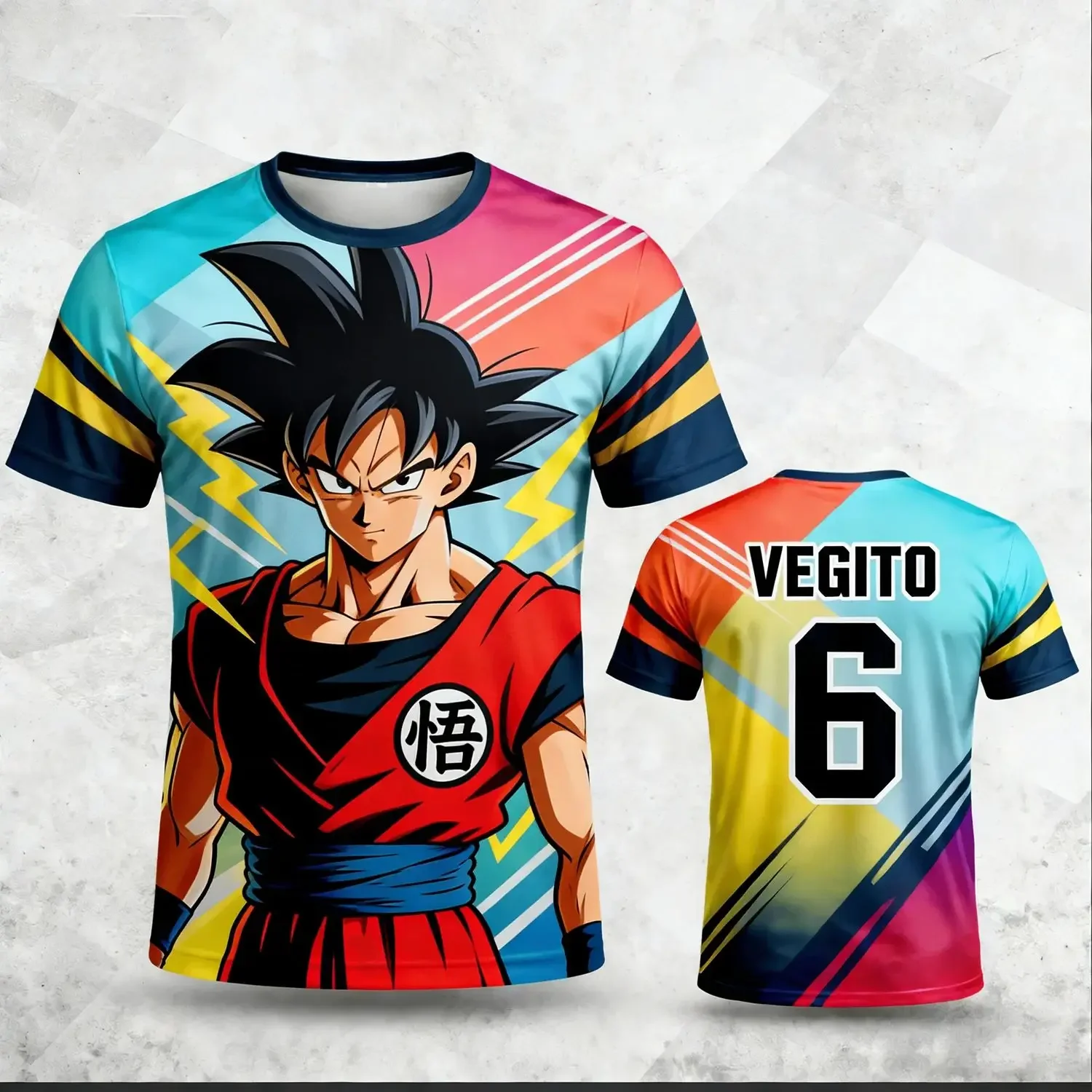 2026 New Summer Dragon Ball T-shirt 3D Printed Breathable Sweating Retro Street Wear Unisex T-shirt Hawaiian Casual Clothing