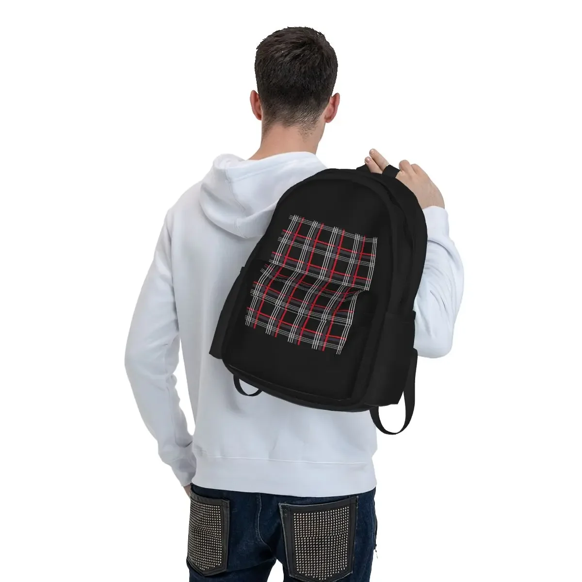 GTi Tartan Graphic  Large Capacity Backpack Print  Backpacks