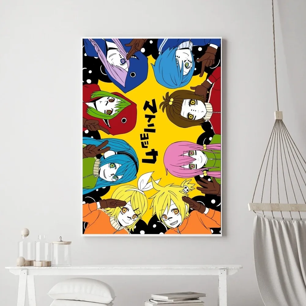 Anime Matoryoshka Vocaloid Poster Prints Poster Wall Painting Bedroom Living Room Wall Bar Restaurant Sticker Large