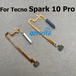 Fingerprint Sensor For Tecno Spark 10 Pro Home Button Menu Touch ID Scanner Ribbon Connector Flex Cable