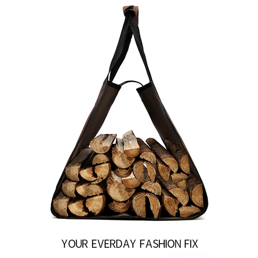 Fireplace Tote Storage Bag Water ResistantWood Bag Carrier Waterproof  Firewood Log Carrier Tote Large Capacity for Camping Trip