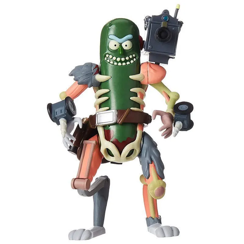 Cartoon Rick And Morty Anime Peripheral Pickle Rick Articulated Action Figure Desktop Decoration Collectible Model Toy Fans Gift