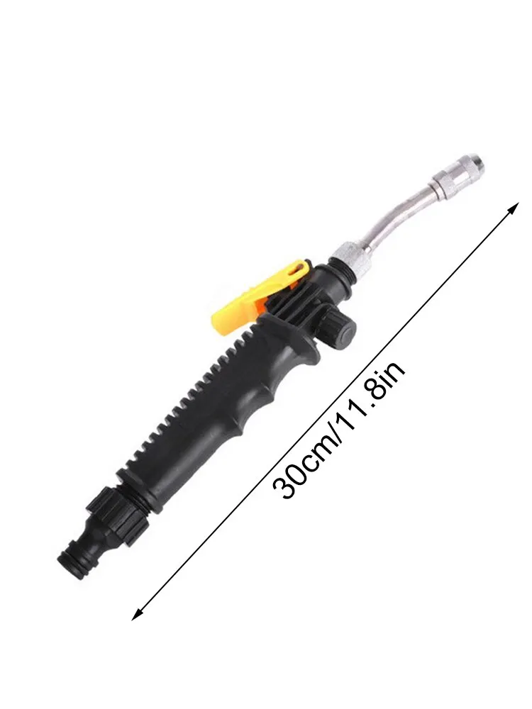 정원용 고압 물총, 조정 가능, 분무 묘목 급수, 꽃 및 세차, 1PC, 30CMG