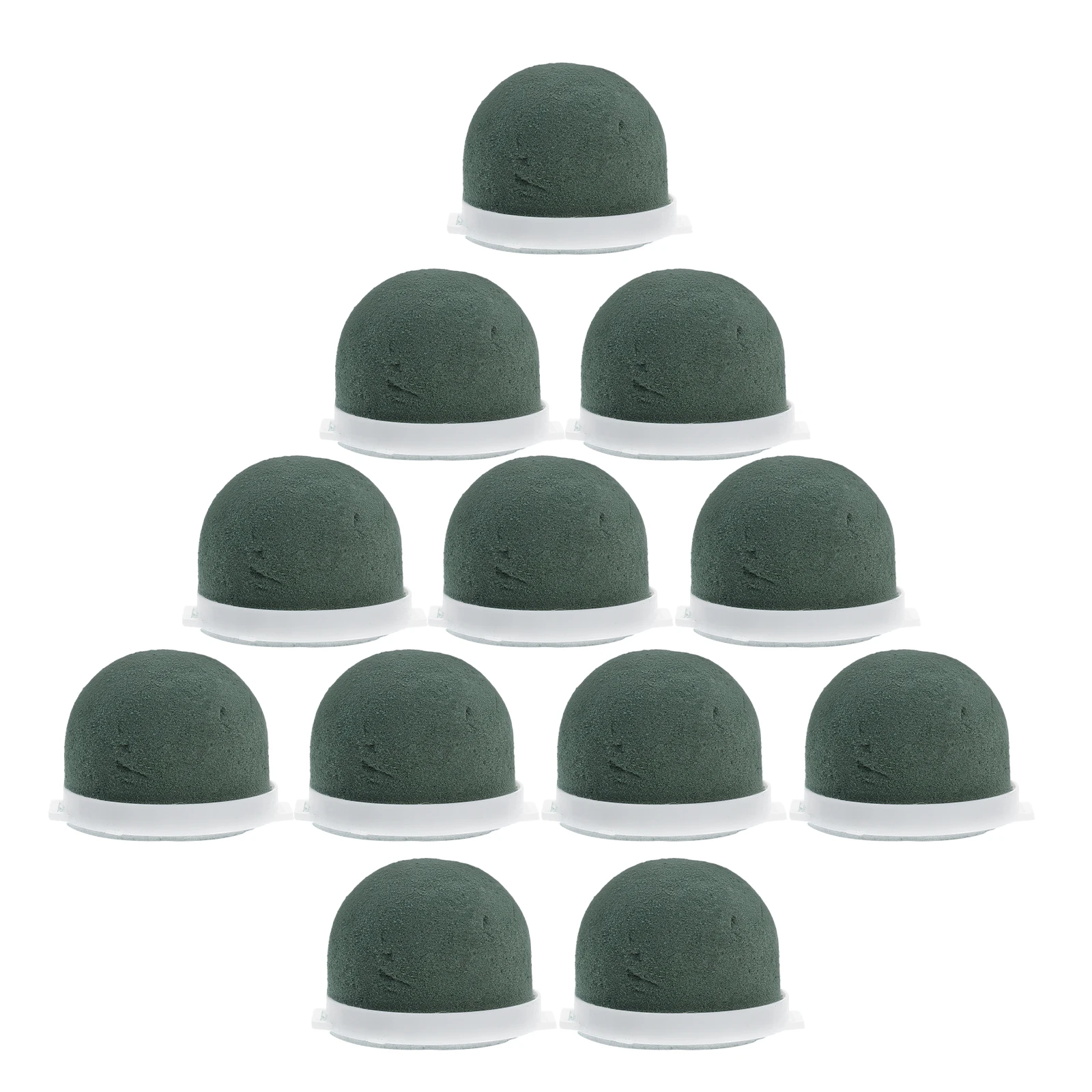 

12 Pcs Mini Flower Mud Floral Arrangement Tools Craft Container Foam Block Round Florist Supplies Dried Flower Decor Bottle