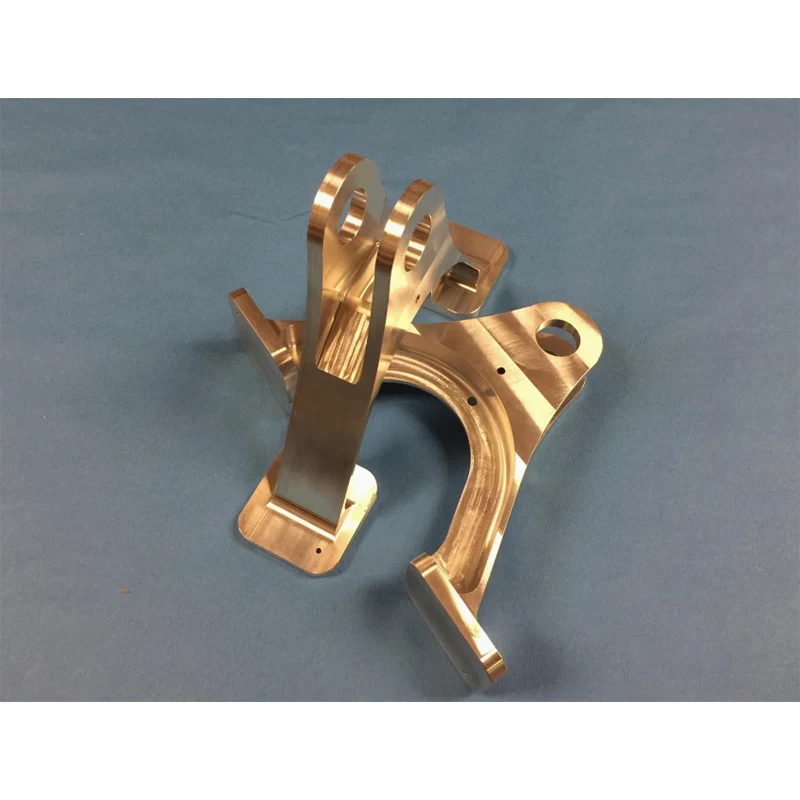 Custom Brass Fixed Frame Panel Bracket 5 Axis CNC Machining Milling Service for Copper And Bronze Machined Parts