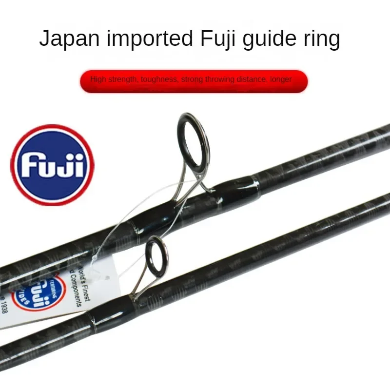 Lure Rod Spinning M Tip Fuji Guide Ring Fuji Reel Seat Carbon Ultra Light Distance Throwing Rod Shore Throwing Fishing Rod