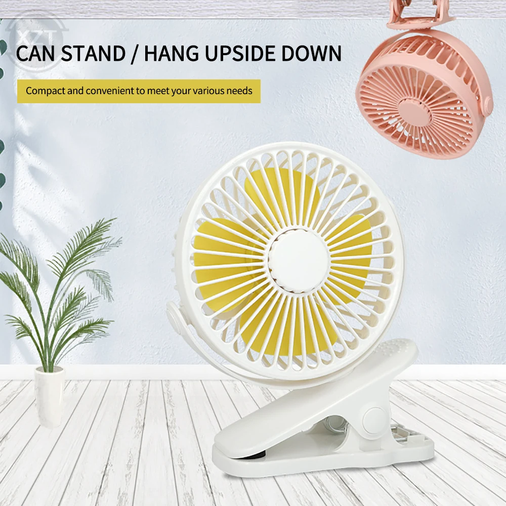 

USB Small Fan Wireless Handheld Clip Fan Rechargeable Ultra-quiet High Quality Cooling Ventilador Portable Mini Fan