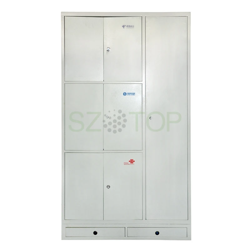 720 Core ODF 3 in 1 Empt Cabinet Fiber Optic Distribution Frame cold-rolled sheet thick can be installed 66pcs ODF customized