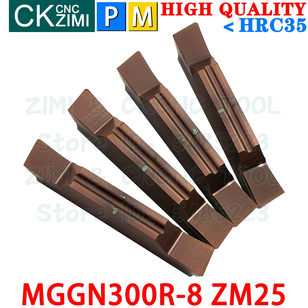 MGGN300R-8 ZM25 MGGN 300 3mm Carbide Inserts Cutting Grooving Inserts Tools CNC Metal lathe Tools MGMN 300 For MGEHR MGEHL SMGB