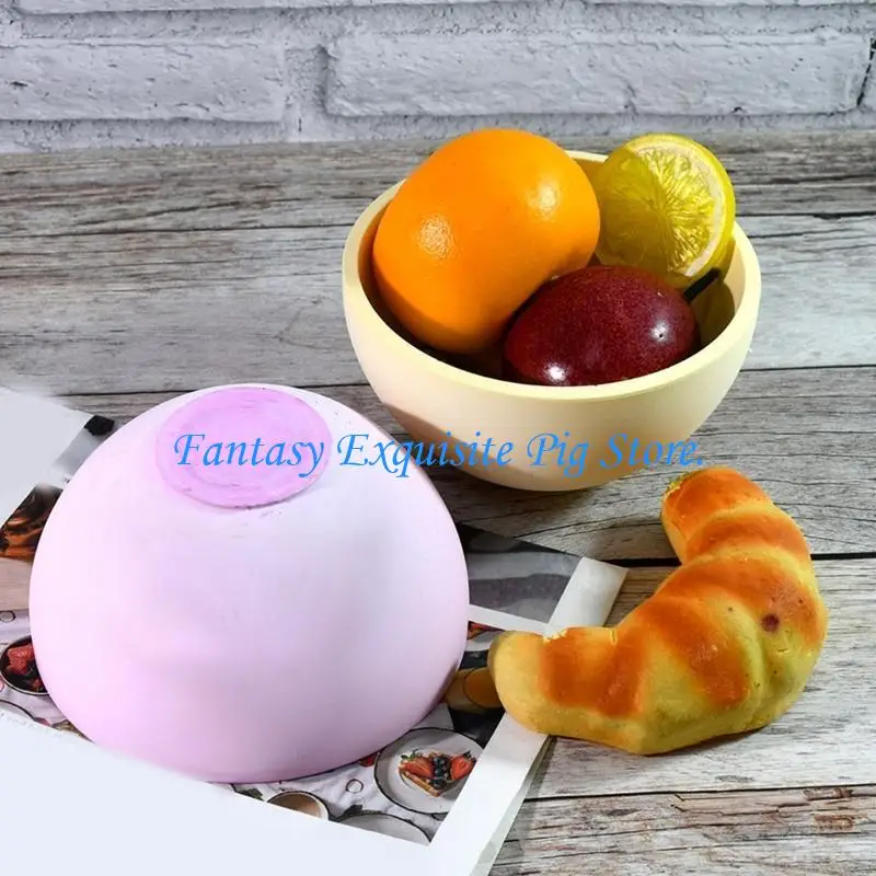 

HXBF Silicone Storage Bowl Mold Fruit Tray Making Tool Epoxy Resin Mould for Unique Home Decoration Jewelry Making Tool